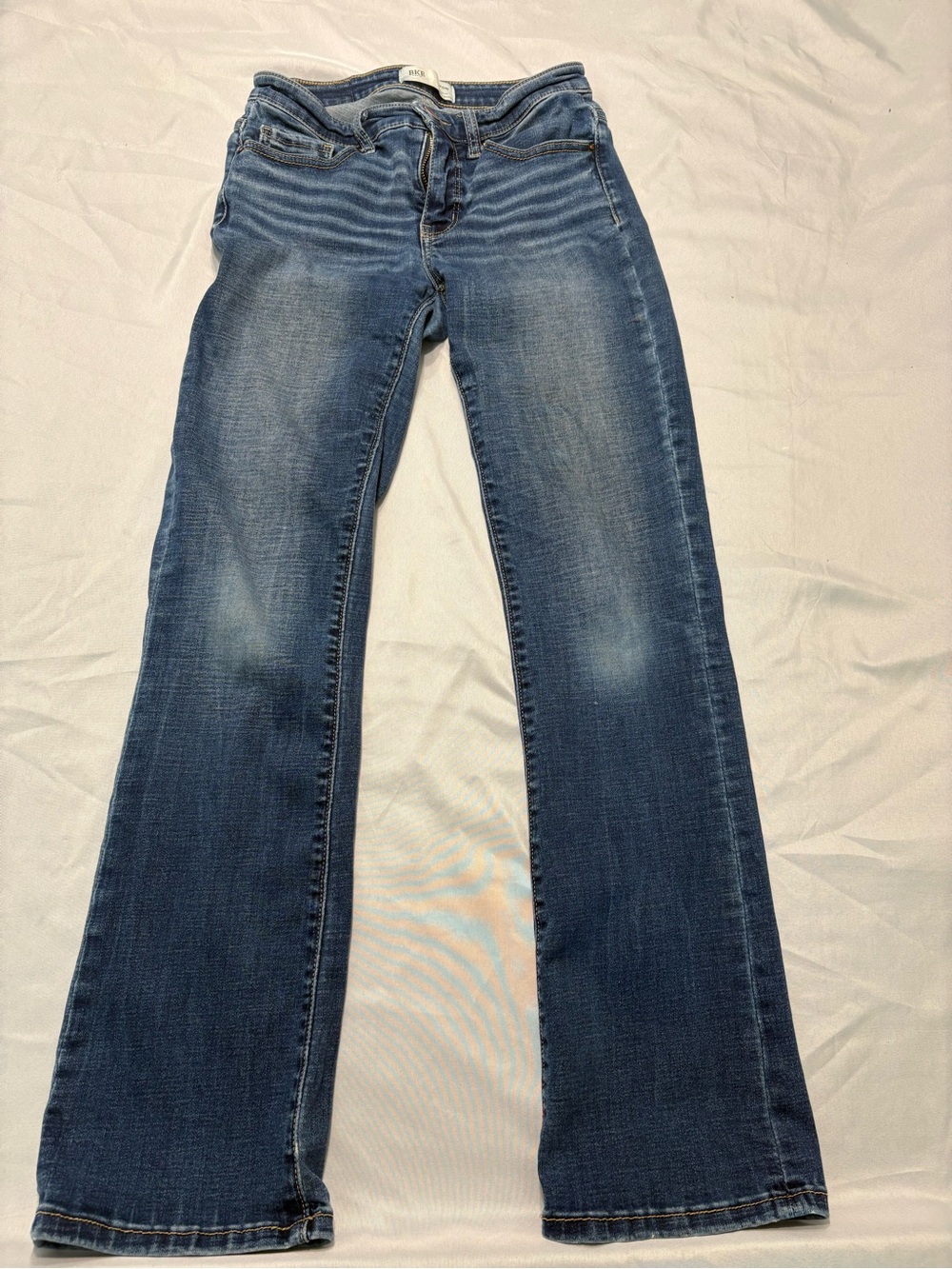 BKE Women's Dark Blue Flare Jeans